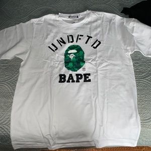 COPY - Bape X Undefeated tee white